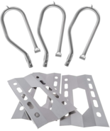 BBQ Gas Grill Heat Plates Burners 3-Pack 17 5/16&quot; x 8 3/8&quot; for Kirkland ... - $1,126.69 MXN