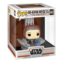 Star War: Mandalorian Bo-Katan Kryze on Throne Pop Vinyl Dlx - £45.77 GBP