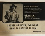 Walker Texas Ranger Print Ad Advertisement Chuck Norris Atlanta Tpa14 - $5.93