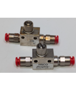 Lot of 2 Humphrey HSCO 1879 Flow Control / Regulator Valves with 5/32&quot; F... - $34.65 CAD