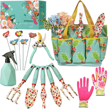 Mother&#39;s Day Gifts for Mom Her Women, Floral Garden Tool Set| Gardening Gifts fo - £52.12 GBP