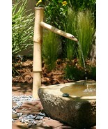 Bamboo 36&quot; Outdoor Water Fountain Spout &amp; Pump Kit- Eco-Friendly and Bea... - $142.67 CAD