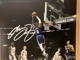 LeBron James Los Angeles Lakers Signed NBA 8x10 Photo COA &amp; Hologram - £98.85 GBP