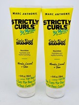 Marc Anthony Strictly Curls Triple Blend Shampoo Hydrate Anti Frizz 8.4 oz Lot 2 - $18.33