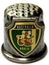 Vintage Thimble Australia Koala Metal - £16.55 GBP