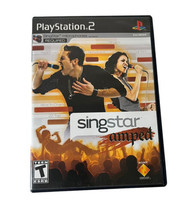 SingStar Amped (Sony PlayStation 2, 2007) Game Disc GUC - $4.95