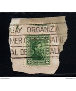 Original 1930 Uruguay 1st Soccer Football World Cup postmark II on fragm... - £74.27 GBP