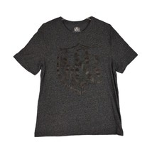 ROCK &amp; REPUBLIC Men&#39;s L T-Shirt, Black Logo, Charcoal Gray Streetwear Gr... - $19.35