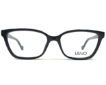 Liu Jo Occhiali da Sole Montature LJ2706 001 Nero Blu Quadrato Cerchio C... - $41.59