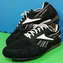 Vintage REEBOK Track &amp; Field Running Shoes Cleats Spikes Sz 11.5 Retro Sneakers - £26.25 GBP