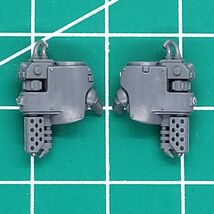 Space Marine Primaris Aggressors FLAMESTORM Gauntlets Warhammer 40k BITS - $2.83