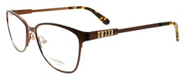Vera Wang Kalliet BR Women&#39;s Eyeglasses Frames 51-17-133 Brown w/ Crystals - £33.94 GBP