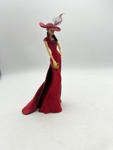 The Hamilton Collection Hat-titude Is Everything Figurine Lady Doll In R... - $24.95
