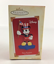 Hallmark Keepsake Ornament Disney Mickey Mouse True Patriot USA 4th July 2005 - £15.78 GBP