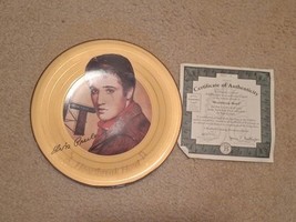 BRADFORD EXCHANGE Delphi HEARTBREAK HOTEL ELVIS PRESLEY PLATE 1992 Colle... - $186.21 MXN
