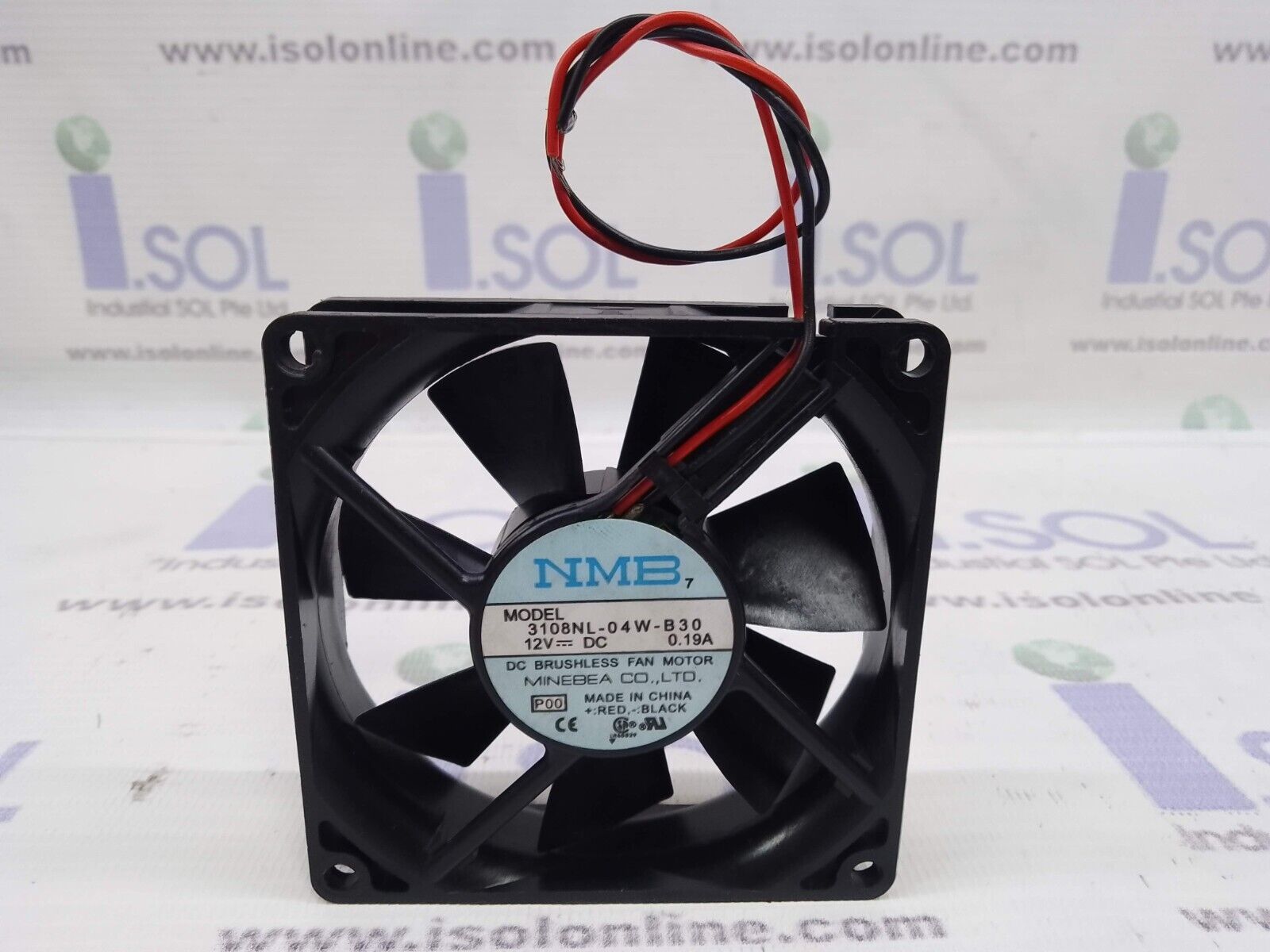 NMB 3108NL-04W-B30 Axial Fan Minebea Corporation 0.90A 12V DC - $56.16