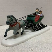 Dept 56 Dashing Through The Snow - Dickens Village Christmas Accessory - 1992 - £23.73 GBP