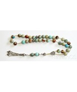 Greek Komboloi VARISCITE and Sterling Silver - Worry Beads - £116.78 GBP