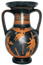 Ancient Greek Pelike Vase Museum Replica Reproduction - £291.64 GBP