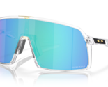 Oakley SUTRO Sunglasses OO9406-A337 Polished Clear W/ PRIZM Sapphire Lens - $118.79