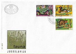 FDC 1976 Yugoslavia Fauna Wild Animals Vintage Stamps Postal History - £4.07 GBP