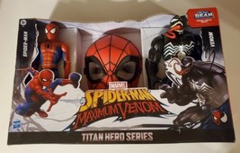 Spider-Man Maximum Venom MOVIE Titan Hero Spider-Man Vs. Venom Action Figure-NEW - £46.54 GBP