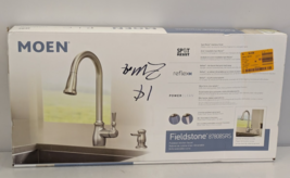 MOEN Fieldstone 1-Handle Pull-Down Spray Wand Kitchen Faucet w/ Soap Dis... - $176.50 CAD