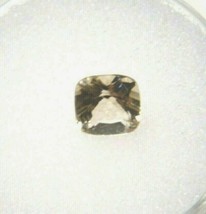 Champagne Topaz 1.01CT 6x6x4mm Cushion Natural Gemstone - $9.00