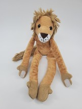 12" Hanging Lion Tan Brown 12" Plush Floppy Stuffed Animal Toy B96 - $11.99