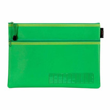 Celco Small Green Name Pencil Case with 2 Zip (345x264mm) - $19.31