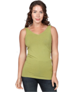 M. Rena Reversible V-Scoop Neck Soft Stretchy Seamless Rayon Tank Top. One Size - $26.00