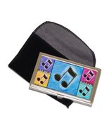 Business Card Holder with Music Notes - £21.56 GBP