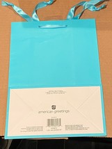 1 Blank Blue Gift Bag  7.09375" X 3.9375" X 10.03125" *NEW* s1 - $5.99