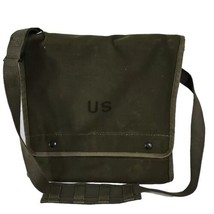 US Military Map &amp; Photograph Case w Strap Canvas And Phot Protectors Army Green - £23.69 GBP