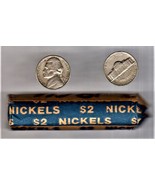 Jefferson Nickels coin 1964 - one $2 Roll of Nickels - $10.93 CAD
