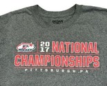 USA Hockey National Championships 2017 TShirt Pittsburgh Size XL Gray - $19.68