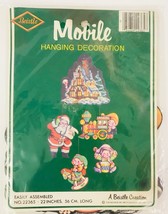 Beistle Vintage Christmas Santa Toy Shop Elves Hanging Decoration 22 Inches - £22.93 GBP