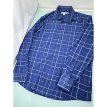 Mizzen Main Performance Leeward Dress Shirt Long Sleeve Button Up Classic Fit XL - £27.23 GBP