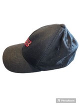 FOX RACING Logo Snapback Baseball Hat Youth Black Adjustable Cap - £11.66 GBP