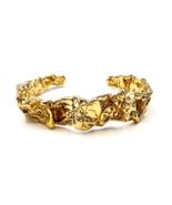 Amber Sceats Emery Cuff Bracelet 24K Gold Plated - $1,490.82 MXN