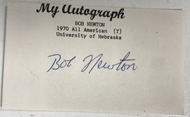 Bob Newton Signed Autographed 3x5 Index Card - Football - £7.83 GBP