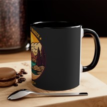 Custom Accent Coffee Mug: Vibrant Two-Tone Design with Comfortable Handle - £13.17 GBP