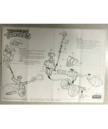 TEENAGE MUTANT NINJA TURTLES vintage Sewer Seltzer Cannon sheet (1990) P... - $13.63 CAD
