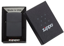 Sharp Flat Black Finish Zippo Lighter - $25.60