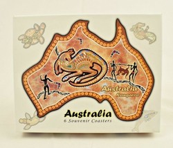 Treasures From Down Under Australia 6 Decorative Souvenir Coasters New - £13.31 GBP