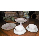 Habsburg China Mixed 6 Piece Tea Cup &amp; Saucer Set- Cake &amp; Display Plate ... - $37.98
