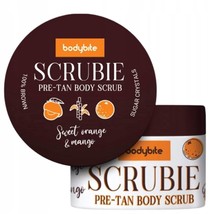 BODYBITE Pre-Tan Body Scrub Sweet Orange &amp; Mango SCRUBIE 175 ml with Brown Sugar - £23.62 GBP