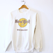 Vintage Hard Rock Cafe New Orleans Louisiana NOLA Sweatshirt Large - £44.09 GBP