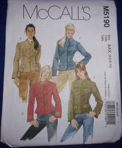 McCall’s Misses’ Lined Jackets Size 4-10 #M5190 Uncut - £4.71 GBP