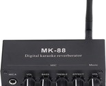 Dc 12V Digital Reverberator Karaoke Mixer System With Dual Microphone In... - $41.96